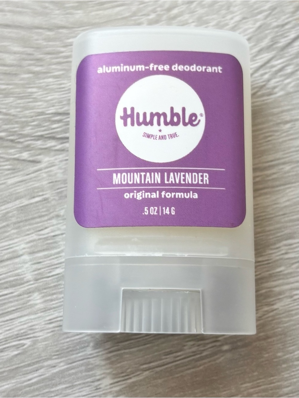Mountain Lavender Aluminum-Free Deodorant Stick - Purple